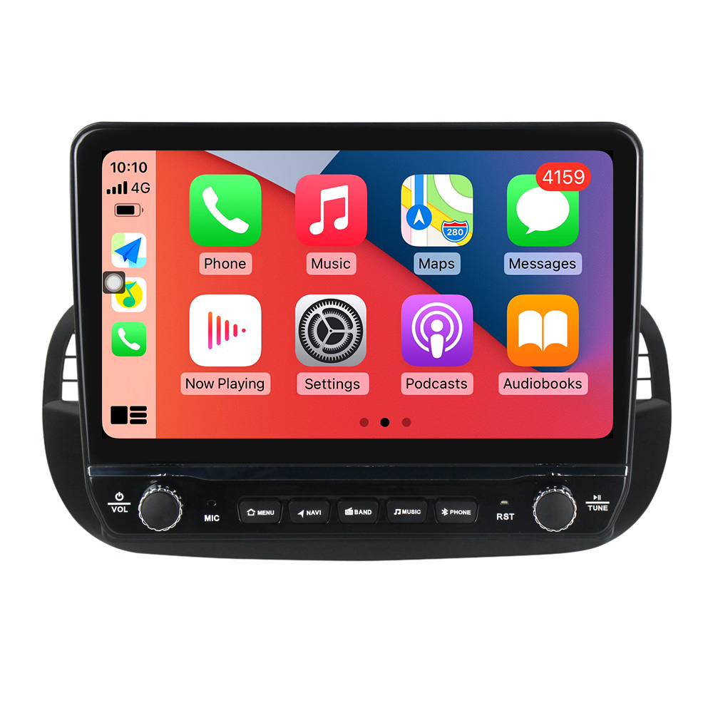 Navigatie dedicata Fiat 500 cu butoane rotative model 2024, 9 Inch, 2GB RAM 32GB ROM, Quadcore, Android 13, WiFi, Bluetooth, Magazin Play [3]