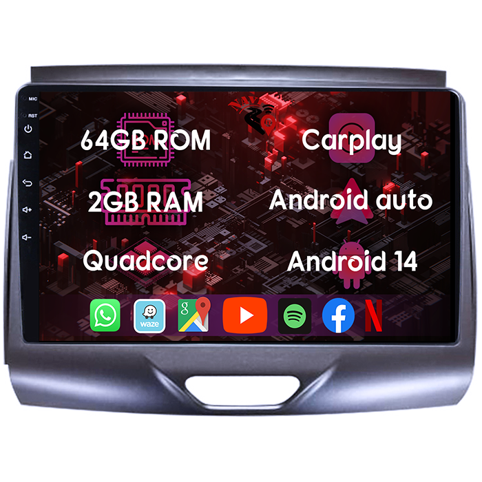 (Resigilata) Navigatie dedicata Ford Ranger 2015-2020, 2GB RAM 32GB ROM, Quad Core, Display 9" IPS Full HD, Carplay, Android 13, Bluetooth, Magazin Play, Suport camere AHD [9]