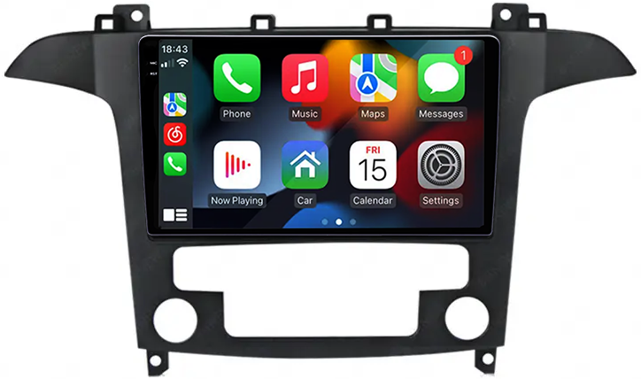 Navigatie dedicata Ford S-MAX 2006-2015, 12GB RAM 256GB ROM, Android 13, Rezolutie 2K, Display QLED, 9", DSP, Carplay, Android Auto, Internet, Youtube, Waze, Wi Fi, USB [2]