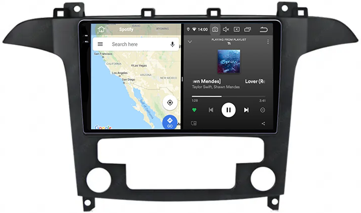 Navigatie dedicata Ford S-MAX 2006-2015, 12GB RAM 256GB ROM, Android 13, Rezolutie 2K, Display QLED, 9", DSP, Carplay, Android Auto, Internet, Youtube, Waze, Wi Fi, USB [4]