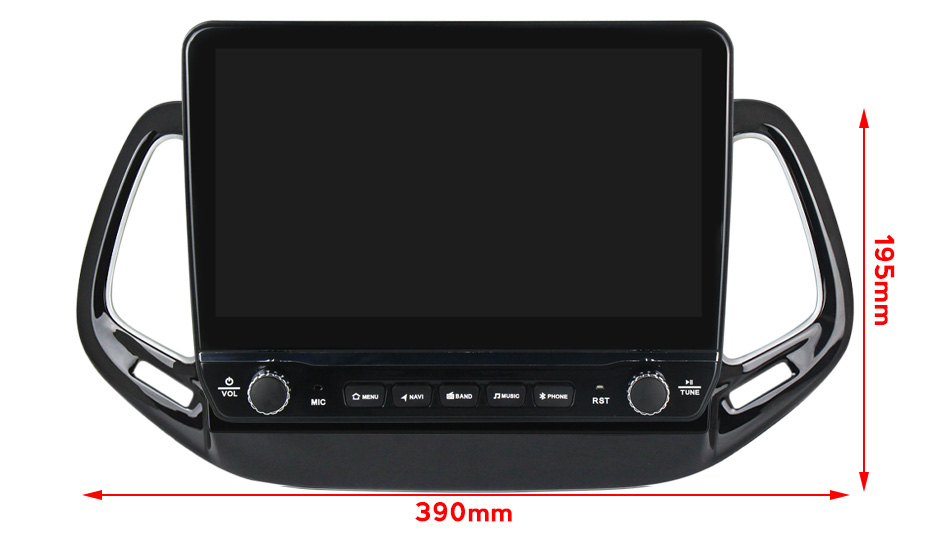 Navigatie dedicata Compass 2016-2018 cu butoane rotative model 2024, 10 Inch, 2GB RAM 32GB ROM, Quadcore, Android 13, WiFi, Bluetooth, Magazin Play [6]