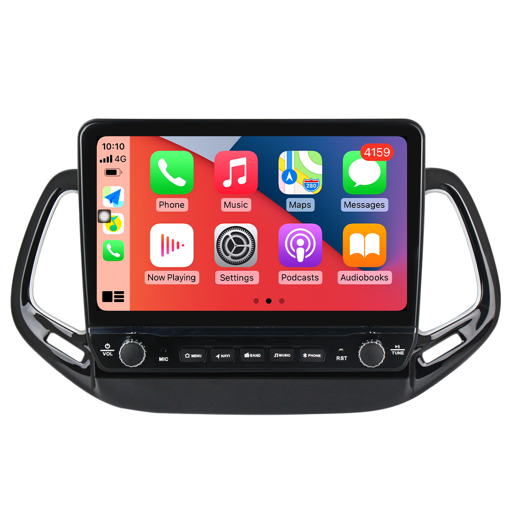 Navigatie dedicata Compass 2016-2018 cu butoane rotative model 2024, 10 Inch, 2GB RAM 32GB ROM, Quadcore, Android 13, WiFi, Bluetooth, Magazin Play [2]