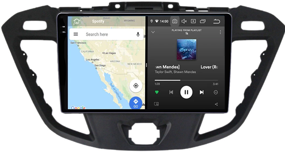 Navigatie dedicata Ford Transit 2013-2018, 8GB RAM 128GB ROM, Octacore, Platforma 7862, Android 14, Display QLED 9", Suporta camera 360", DSP, Carplay&Android Auto, S [3]