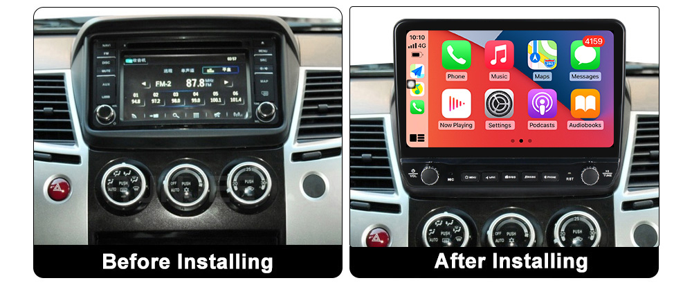 Navigatie dedicata L200 2008-2016 cu butoane rotative model 2024, 9 Inch, 2GB RAM 32GB ROM, Quadcore, Android 13, WiFi, Bluetooth, Magazin Play [5]