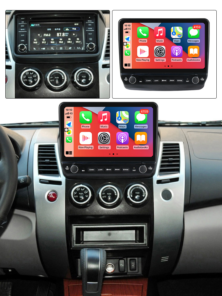 Navigatie dedicata L200 2008-2016 cu butoane rotative model 2024, 9 Inch, 2GB RAM 32GB ROM, Quadcore, Android 13, WiFi, Bluetooth, Magazin Play [4]
