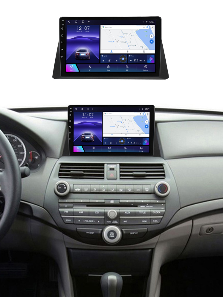 Navigatie dedicata Honda Accord 8th 2008-2013, 4GB RAM 64GB ROM, Octacore, Android 13, Display QLED 10", DSP, Carplay, Android Auto, Internet, Youtube, Waze, WIFI, Bluetooth [5]
