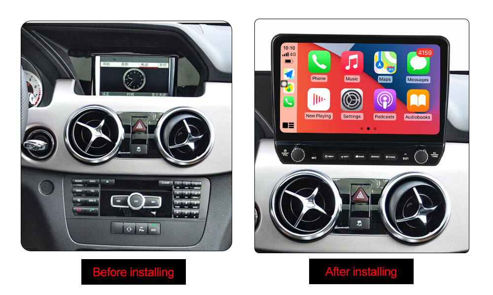 Navigatie dedicata GLK-Class X204 2013-2015(NTG 4.5) cu butoane rotative model 2024, 10 Inch, 2GB RAM 32GB ROM, Quadcore, Android 13, WiFi, Bluetooth, Magazin Play [6]