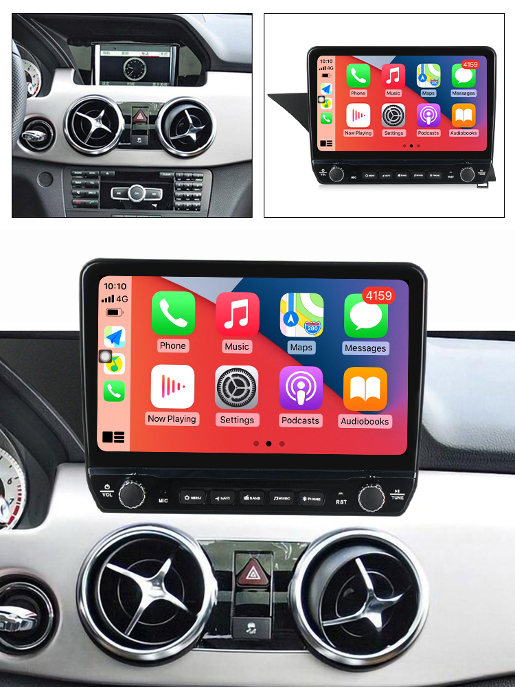 Navigatie dedicata GLK-Class X204 2013-2015(NTG 4.5) cu butoane rotative model 2024, 10 Inch, 2GB RAM 32GB ROM, Quadcore, Android 13, WiFi, Bluetooth, Magazin Play [4]