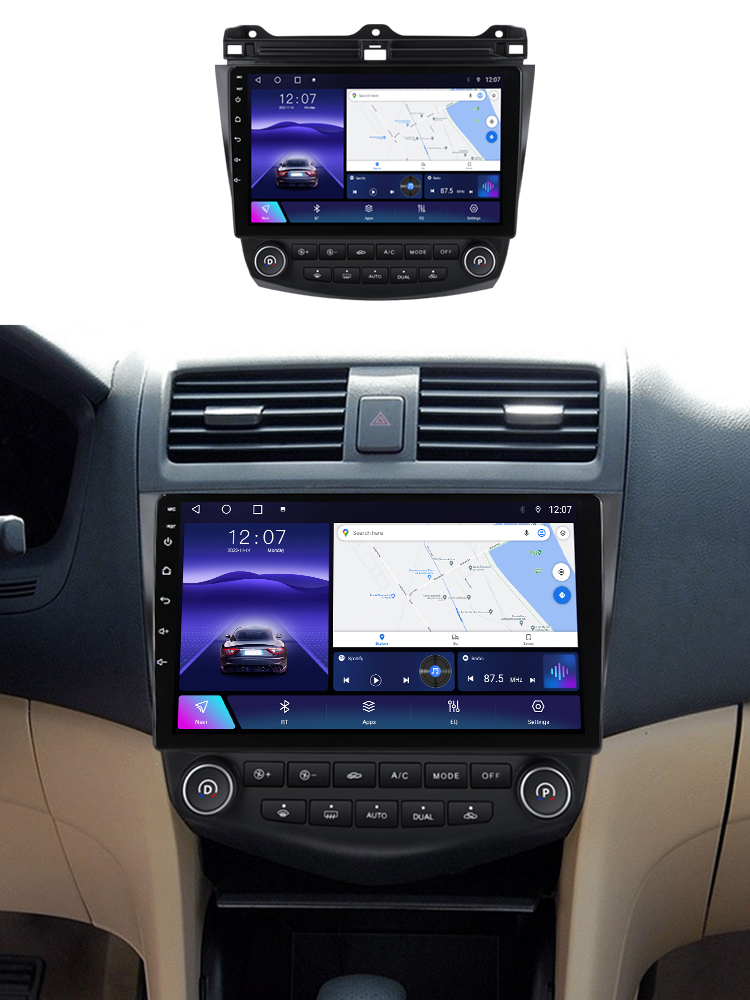 Navigatie dedicata Honda Accord VII 2003 - 2008, 4 GB RAM 32 ROM, Android 13, Display QLED, 10", DSP, Carplay, Android Auto, Internet, Youtube , Waze , Wi Fi , Usb , Bluetoot [7]