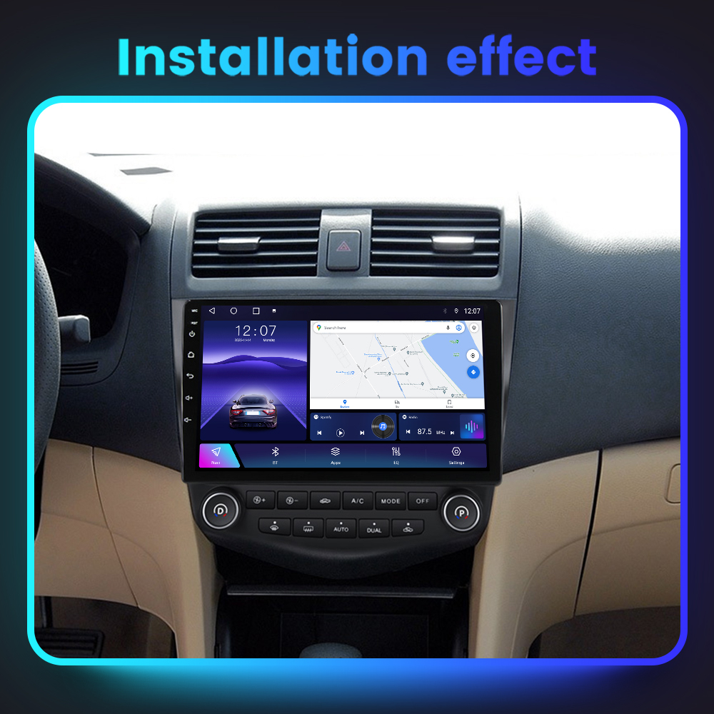 Navigatie dedicata Honda Accord VII 2003 - 2008, 4 GB RAM 32 ROM, Android 13, Display QLED, 10", DSP, Carplay, Android Auto, Internet, Youtube , Waze , Wi Fi , Usb , Bluetoot [9]