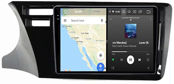 Navigatie dedicata Honda City 2014, 12GB RAM 256GB ROM, Android 13, Rezolutie 2K, Display QLED, 9", DSP, Carplay, Android Auto, Internet, Youtube, Waze, Wi Fi, USB [4]