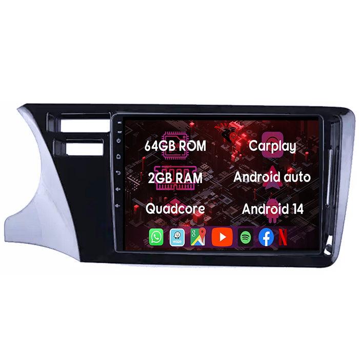 (Resigilata) Navigatie dedicata Honda City 2014, 2GB RAM 32GB ROM, Quad Core, Display 9" IPS Full HD, Carplay, Android 13, Bluetooth, Magazin Play, Suport camere AHD [6]