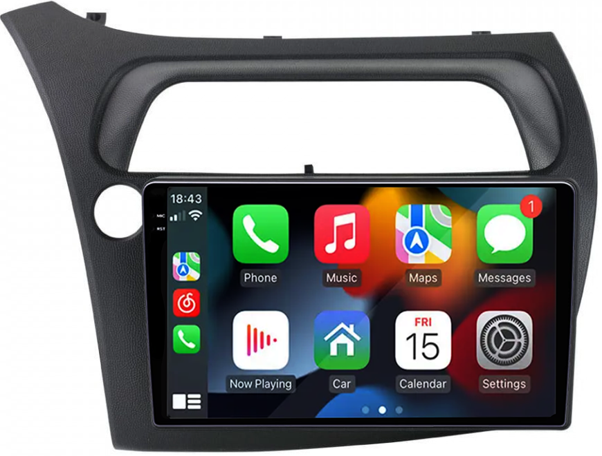Navigatie dedicata Honda Civic 2005-2011, 12GB RAM 256GB ROM, Android 13, Rezolutie 2K, Display QLED, 9", DSP, Carplay, Android Auto, Internet, Youtube, Waze, Wi Fi, USB [2]