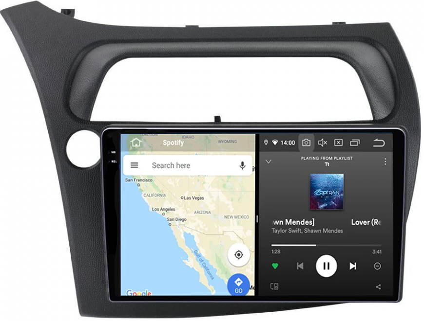 Navigatie dedicata Honda Civic 2005-2011, 12GB RAM 256GB ROM, Android 13, Rezolutie 2K, Display QLED, 9", DSP, Carplay, Android Auto, Internet, Youtube, Waze, Wi Fi, USB [4]