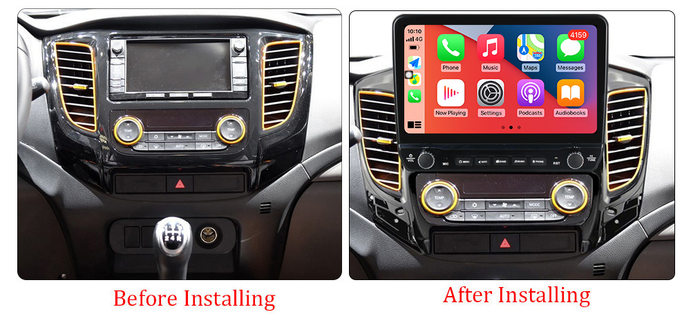 Navigatie dedicata L200 2015-2019 cu butoane rotative model 2024, 9 Inch, 2GB RAM 32GB ROM, Quadcore, Android 13, WiFi, Bluetooth, Magazin Play [5]