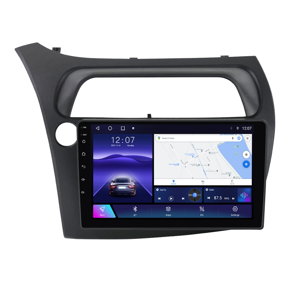 Navigatie dedicata Honda Civic 2005-2011, 4 GB RAM 32 ROM, Android 13, Display QLED, 9", DSP, Carplay, Android Auto, Internet, Youtube , Waze , Wi Fi , Usb , Bluetooth [2]