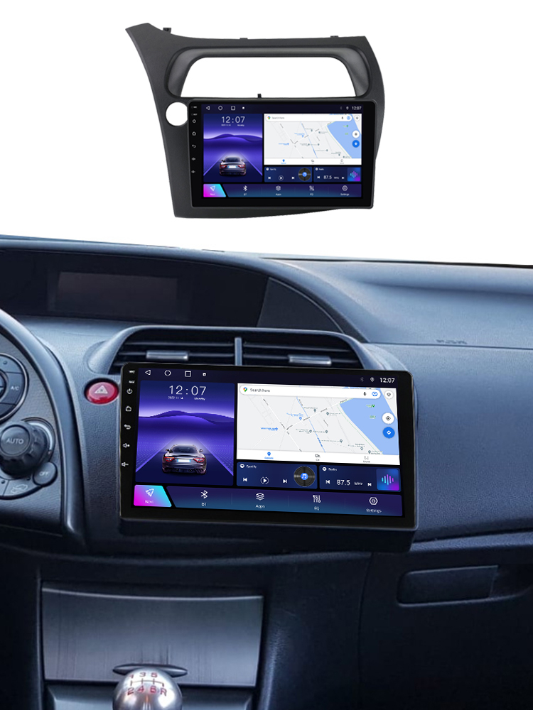 Navigatie dedicata Honda Civic 2005-2011, 4 GB RAM 32 ROM, Android 13, Display QLED, 9", DSP, Carplay, Android Auto, Internet, Youtube , Waze , Wi Fi , Usb , Bluetooth [5]
