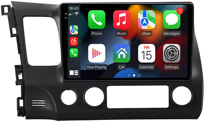 Navigatie dedicata Honda Civic 2006-2011, 12GB RAM 256GB ROM, Android 13, Rezolutie 2K, Display QLED, 10", DSP, Carplay, Android Auto, Internet, Youtube, Waze, Wi Fi, USB [2]
