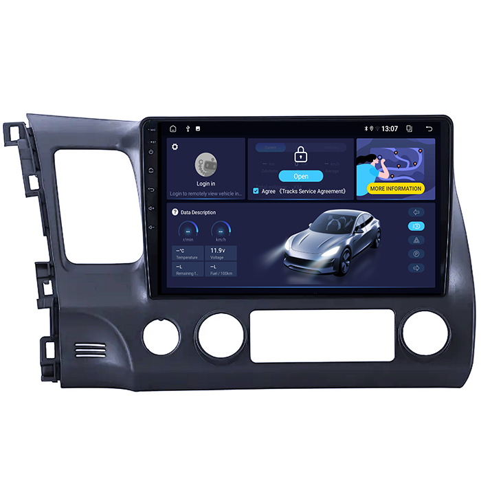 (Resigilata) Navigatie dedicata Honda Civic 2006-2011, 2GB RAM 32GB ROM, Quad Core, Display 10.2" IPS Full HD, Carplay, Android 13, Bluetooth, Magazin Play, Suport camere AHD [6]