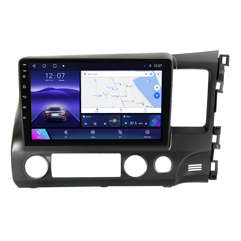 Navigatie dedicata Honda Civic 2006-2011,4 GB RAM 32 ROM, Android 13, Display QLED, 10", DSP, Carplay, Android Auto, Internet, Youtube , Waze , Wi Fi , Usb , Bluetooth [3]