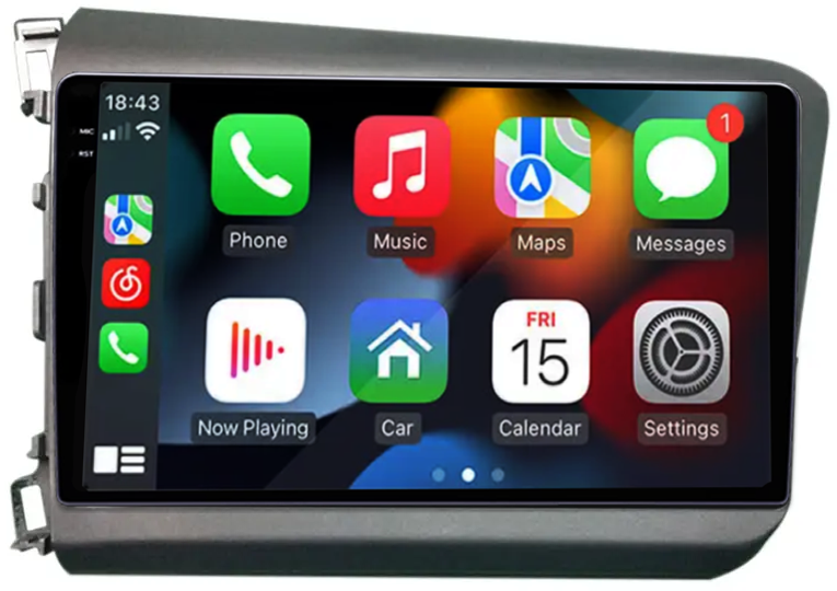 Navigatie dedicata Honda Civic 2012-2015, 12GB RAM 256GB ROM, Android 13, Rezolutie 2K, Display QLED, 9", DSP, Carplay, Android Auto, Internet, Youtube, Waze, Wi Fi, USB [2]
