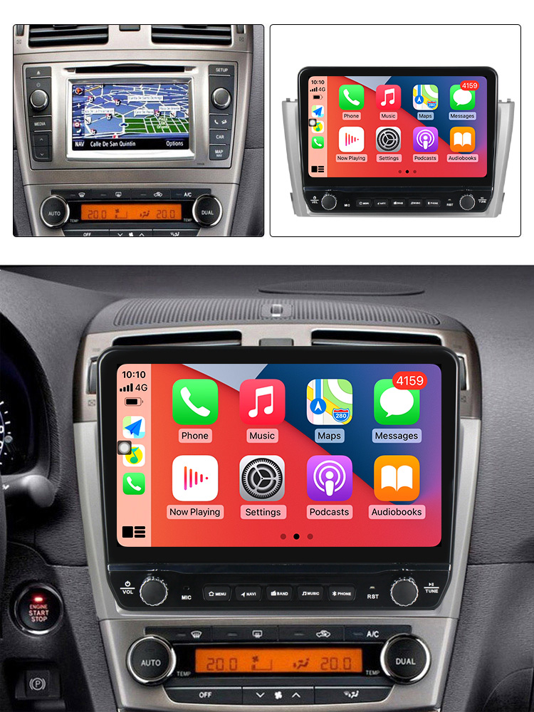 Navigatie dedicata Avensis 2008-2015 cu butoane rotative model 2024, 9 Inch, 2GB RAM 32GB ROM, Quadcore, Android 13, WiFi, Bluetooth, Magazin Play [5]