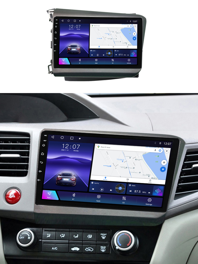 Navigatie dedicata Honda Civic 2012-2015, 4GB RAM 64GB ROM, Octacore, Android 14, Display QLED 1K 9", Carplay&Android Auto, SIM 4G, Ventilator Activ [5]