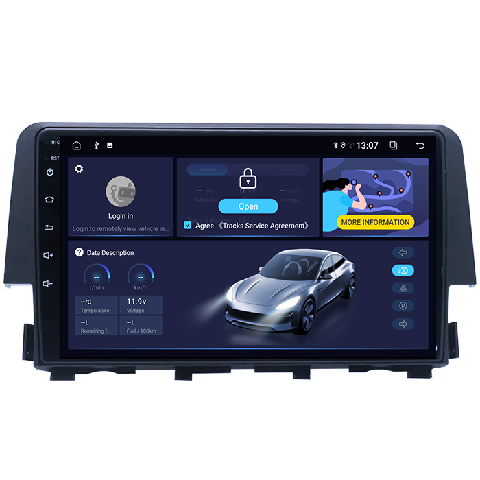 (Resigilata) Navigatie dedicata Honda Civic ( 2016 - 2020 ), 2GB RAM 32GB ROM, Quad Core, Display 9" IPS Full HD, Carplay, Android 13, Bluetooth, Magazin Play, Suport camere AHD [7]