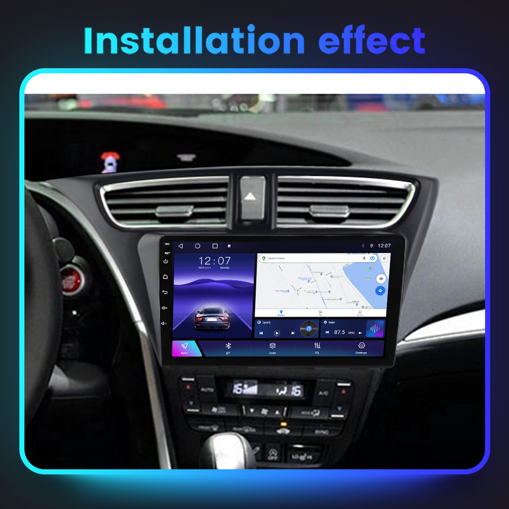 (Resigilata) Navigatie dedicata Honda Civic IX Hatchback 2011 - 2015, 2GB RAM 32GB ROM, Quad Core, Display 9" IPS Full HD, Carplay, Android 13, Bluetooth, Magazin Play, Suport camere AHD [8]