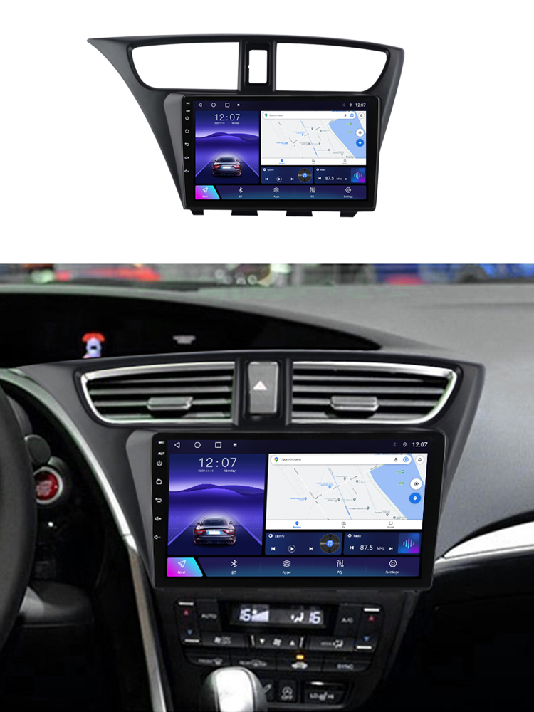 (Resigilata) Navigatie dedicata Honda Civic IX Hatchback 2011 - 2015, 2GB RAM 32GB ROM, Quad Core, Display 9" IPS Full HD, Carplay, Android 13, Bluetooth, Magazin Play, Suport camere AHD [6]