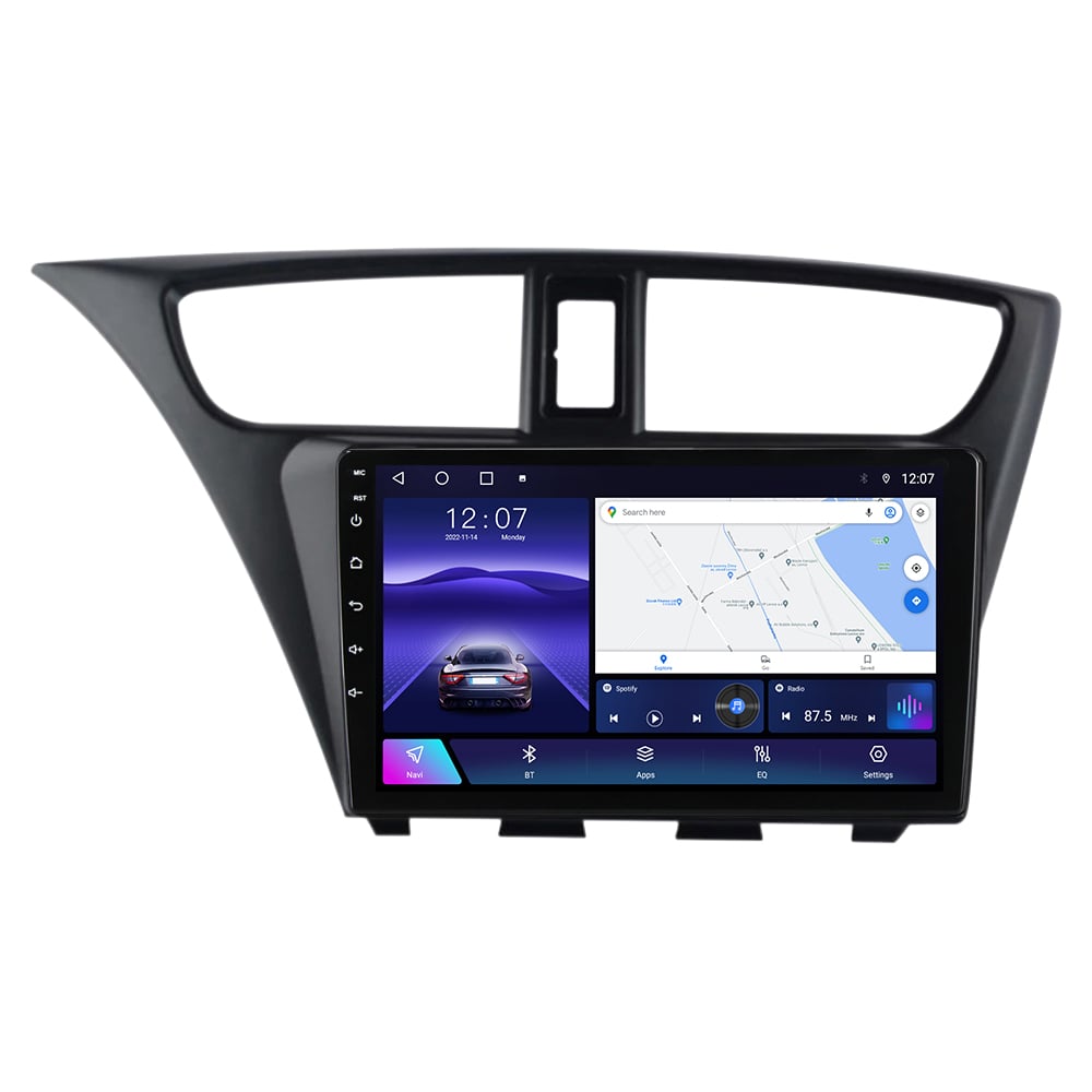 (Resigilata) Navigatie dedicata Honda Civic IX Hatchback 2011 - 2015, 2GB RAM 32GB ROM, Quad Core, Display 9" IPS Full HD, Carplay, Android 13, Bluetooth, Magazin Play, Suport camere AHD [2]