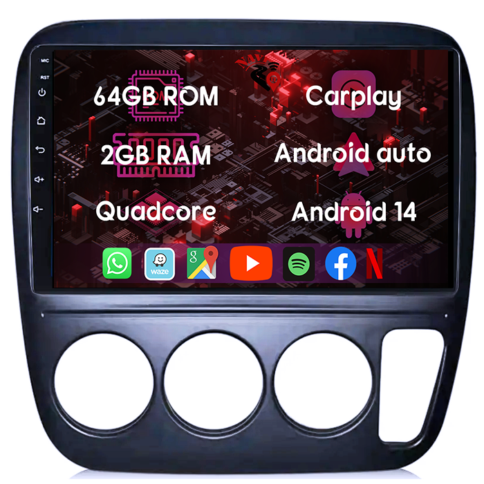 (Resigilata) Navigatie dedicata Honda CR-V 1998, 2GB RAM 32GB ROM, Quad Core, Display 9" IPS Full HD, Carplay, Android 13, Bluetooth, Magazin Play, Suport camere AHD [7]