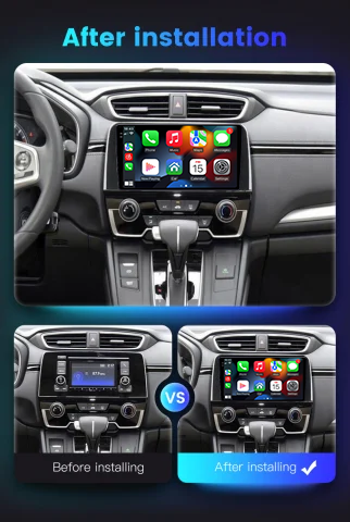 Navigatie dedicata Honda CR-V 2016-2018, 12GB RAM 256GB ROM, Android 13, Rezolutie 2K, Display QLED, 9", DSP, Carplay, Android Auto, Internet, Youtube, Waze, Wi Fi, USB [5]