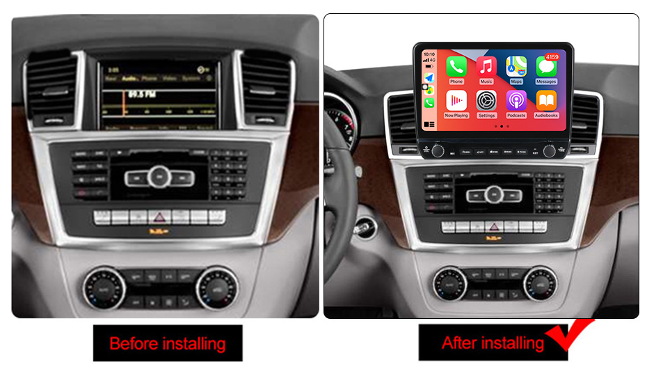 Navigatie dedicata M-Class 2011-2015 cu butoane rotative model 2024, 10 Inch, 2GB RAM 32GB ROM, Quadcore, Android 13, WiFi, Bluetooth, Magazin Play [5]