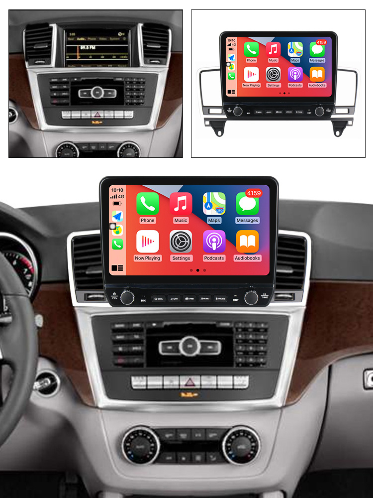 Navigatie dedicata M-Class 2011-2015 cu butoane rotative model 2024, 10 Inch, 2GB RAM 32GB ROM, Quadcore, Android 13, WiFi, Bluetooth, Magazin Play [4]
