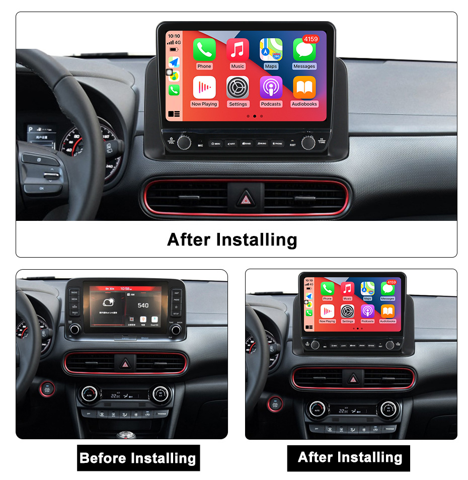 Navigatie dedicata Encino 2018-2020 cu butoane rotative model 2024, 10 Inch, 2GB RAM 32GB ROM, Quadcore, Android 13, WiFi, Bluetooth, Magazin Play [5]