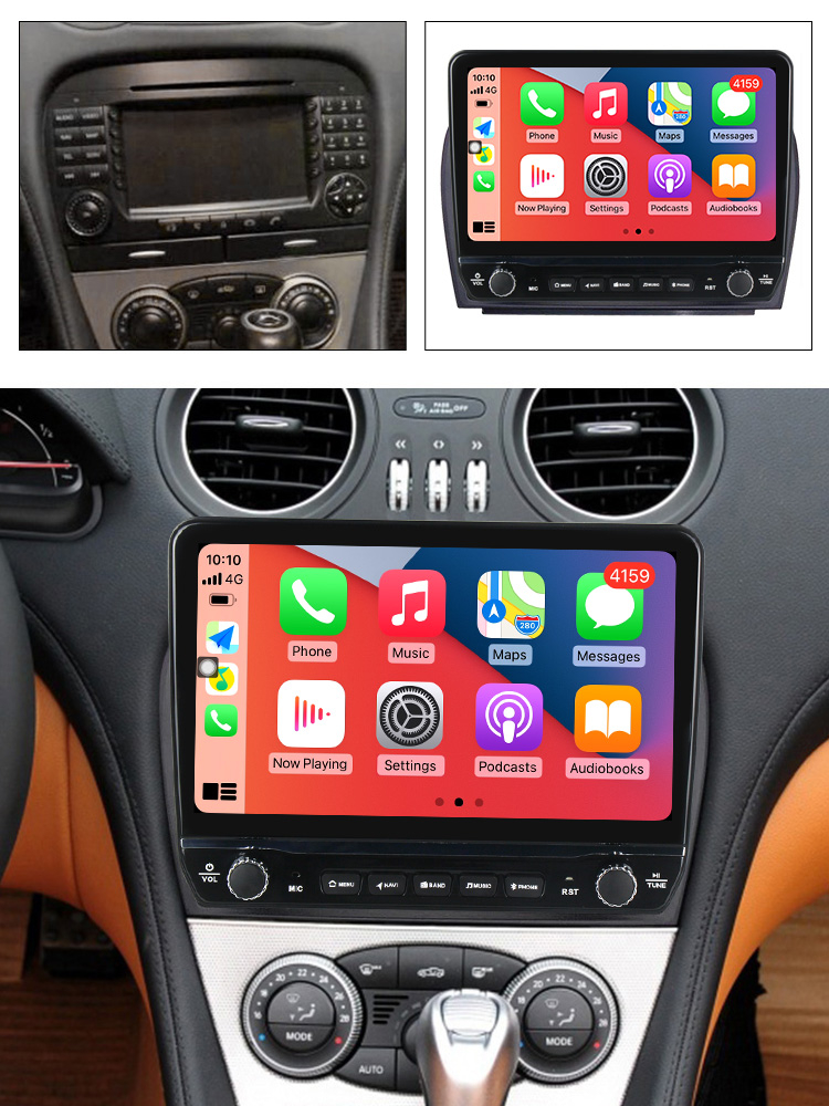 Navigatie dedicata SL cu butoane rotative model 2024, 10 Inch, 2GB RAM 32GB ROM, Quadcore, Android 13, WiFi, Bluetooth, Magazin Play [4]