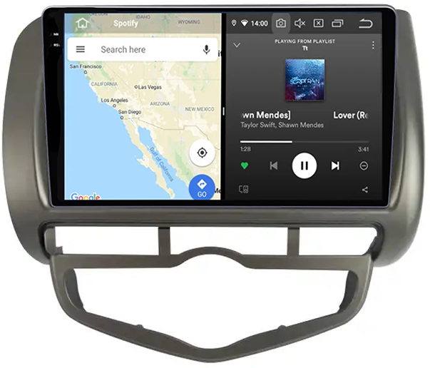 Navigatie dedicata Honda Jazz/City 2006, 12GB RAM 256GB ROM, Android 13, Rezolutie 2K, Display QLED, 9", DSP, Carplay, Android Auto, Internet, Youtube, Waze, Wi Fi, USB [4]