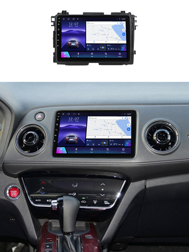 (Resigilata) Navigatie dedicata Honda Vezel 2014/HR-V/XR-V, 2GB RAM 32GB ROM, Quad Core, Display 9" IPS Full HD, Carplay, Android 13, Bluetooth, Magazin Play, Suport camere AHD [2]