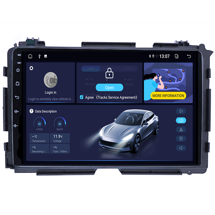 (Resigilata) Navigatie dedicata Honda Vezel 2014/HR-V/XR-V, 2GB RAM 32GB ROM, Quad Core, Display 9" IPS Full HD, Carplay, Android 13, Bluetooth, Magazin Play, Suport camere AHD [6]