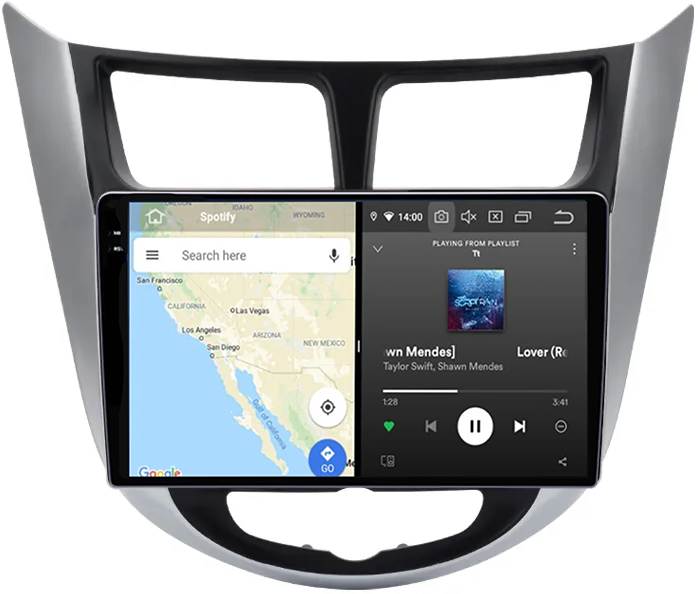 Navigatie dedicata Hyundai Accent 2010-2016, 12GB RAM 256GB ROM, Android 13, Rezolutie 2K, Display QLED, 9", DSP, Carplay, Android Auto, Internet, Youtube, Waze, Wi Fi, USB [5]