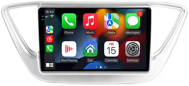 Navigatie dedicata Hyundai Accent 2017-2018, 12GB RAM 256GB ROM, Android 13, Rezolutie 2K, Display QLED, 9", DSP, Carplay, Android Auto, Internet, Youtube, Waze, Wi Fi, USB [2]