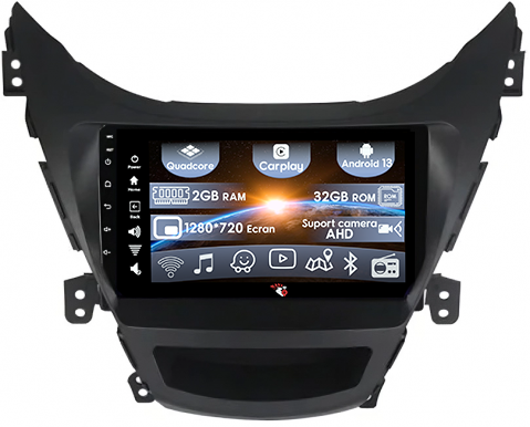 (Resigilata) Navigatie dedicata Hyundai Avante 2013-2016, 2GB RAM 32GB ROM, Quad Core, Display 9" IPS Full HD, Carplay, Android 13, Bluetooth, Magazin Play, Suport camere AHD [1]
