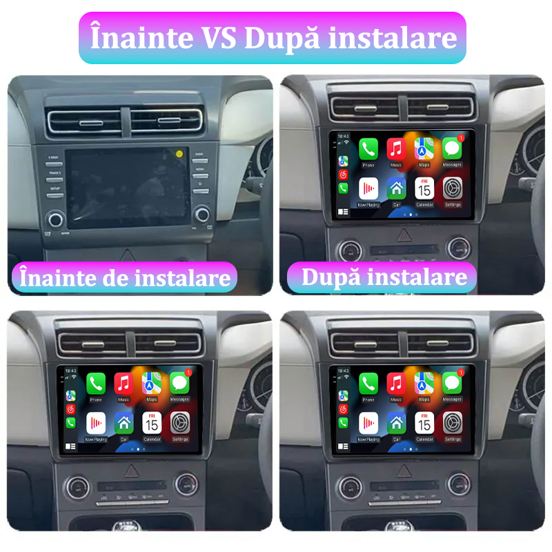 Navigatie dedicata Hyundai Creta 2 IX25 2021, 12GB RAM 256GB ROM, Android 13, Rezolutie 2K, Display QLED, 9", DSP, Carplay, Android Auto, Internet, Youtube, Waze, Wi Fi, USB [5]