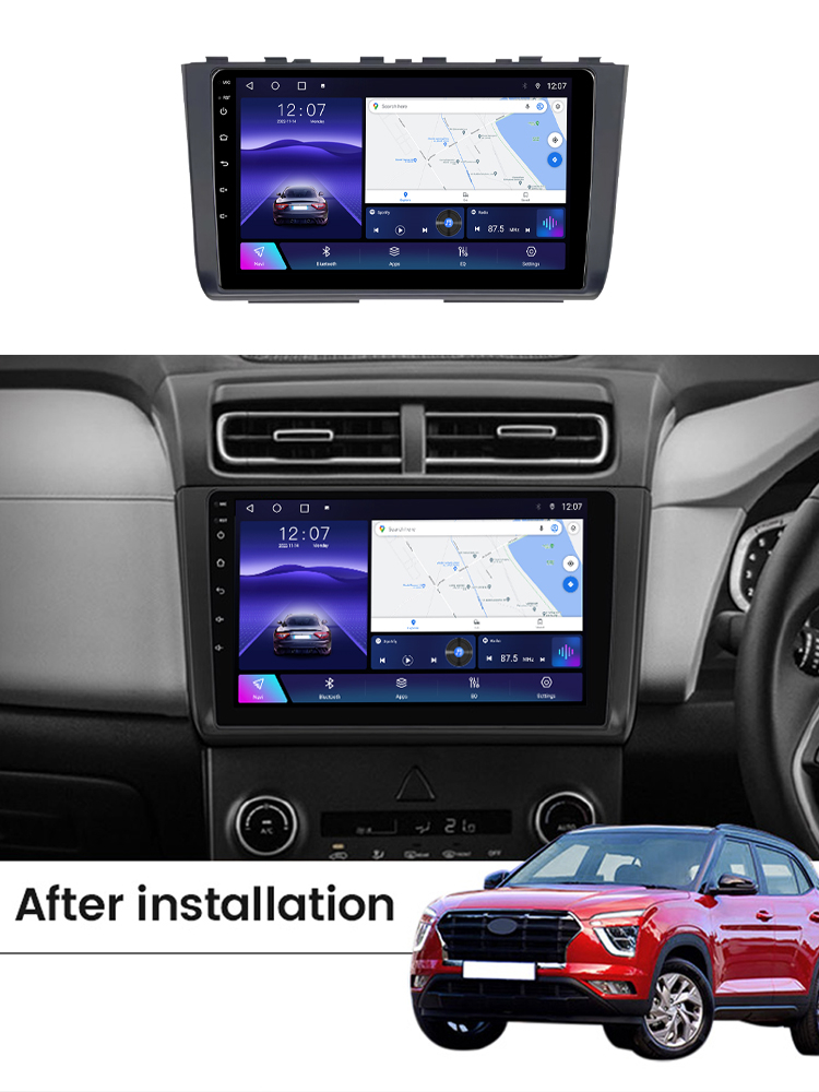 (Resigilata) Navigatie dedicata Hyundai Creta 2 IX25 2021, 2GB RAM 32GB ROM, Quad Core, Display 9" IPS Full HD, Carplay, Android 13, Bluetooth, Magazin Play, Suport camere AHD [3]