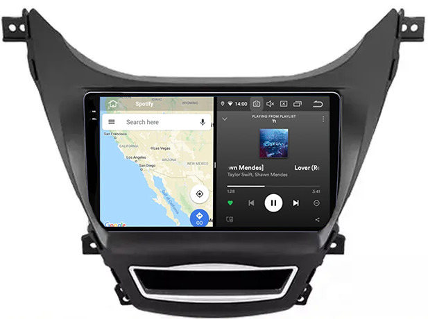 Navigatie dedicata Hyundai Elantra 2011-2013, 12GB RAM 256GB ROM, Android 13, Rezolutie 2K, Display QLED, 9", DSP, Carplay, Android Auto, Internet, Youtube, Waze, Wi Fi, USB [5]