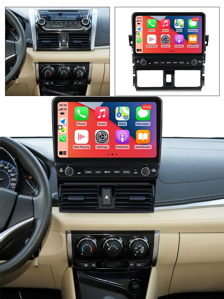 Navigatie dedicata Vios 2014-2016 cu butoane rotative model 2024, 10 Inch, 2GB RAM 32GB ROM, Quadcore, Android 13, WiFi, Bluetooth, Magazin Play [4]
