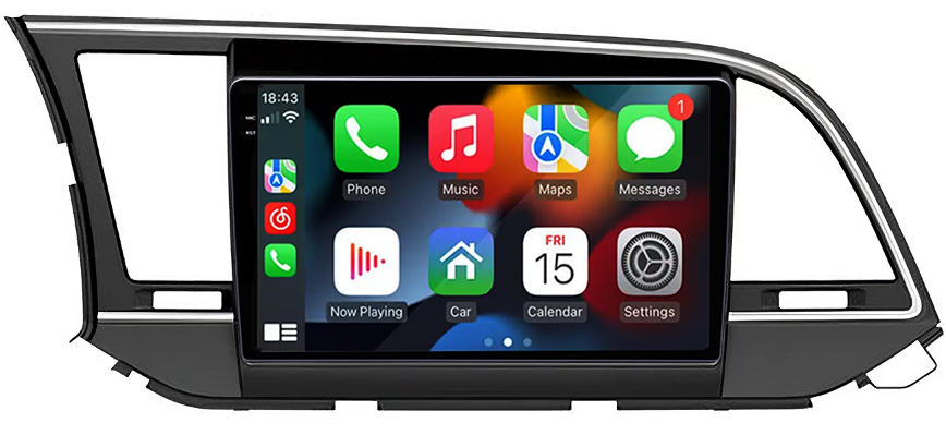 Navigatie dedicata Hyundai Elantra 2016-2020, 12GB RAM 256GB ROM, Android 13, Rezolutie 2K, Display QLED, 9", DSP, Carplay, Android Auto, Internet, Youtube, Waze, Wi Fi, USB [2]