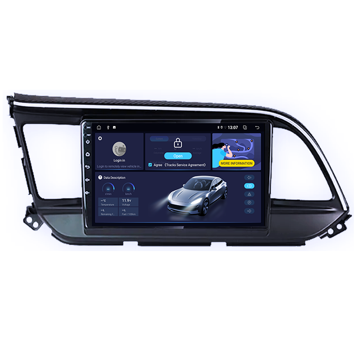 (Resigilata) Navigatie dedicata Hyundai Elantra 2016-2020, 2GB RAM 32GB ROM, Quad Core, Display 9" IPS Full HD, Carplay, Android 13, Bluetooth, Magazin Play, Suport camere AHD [4]