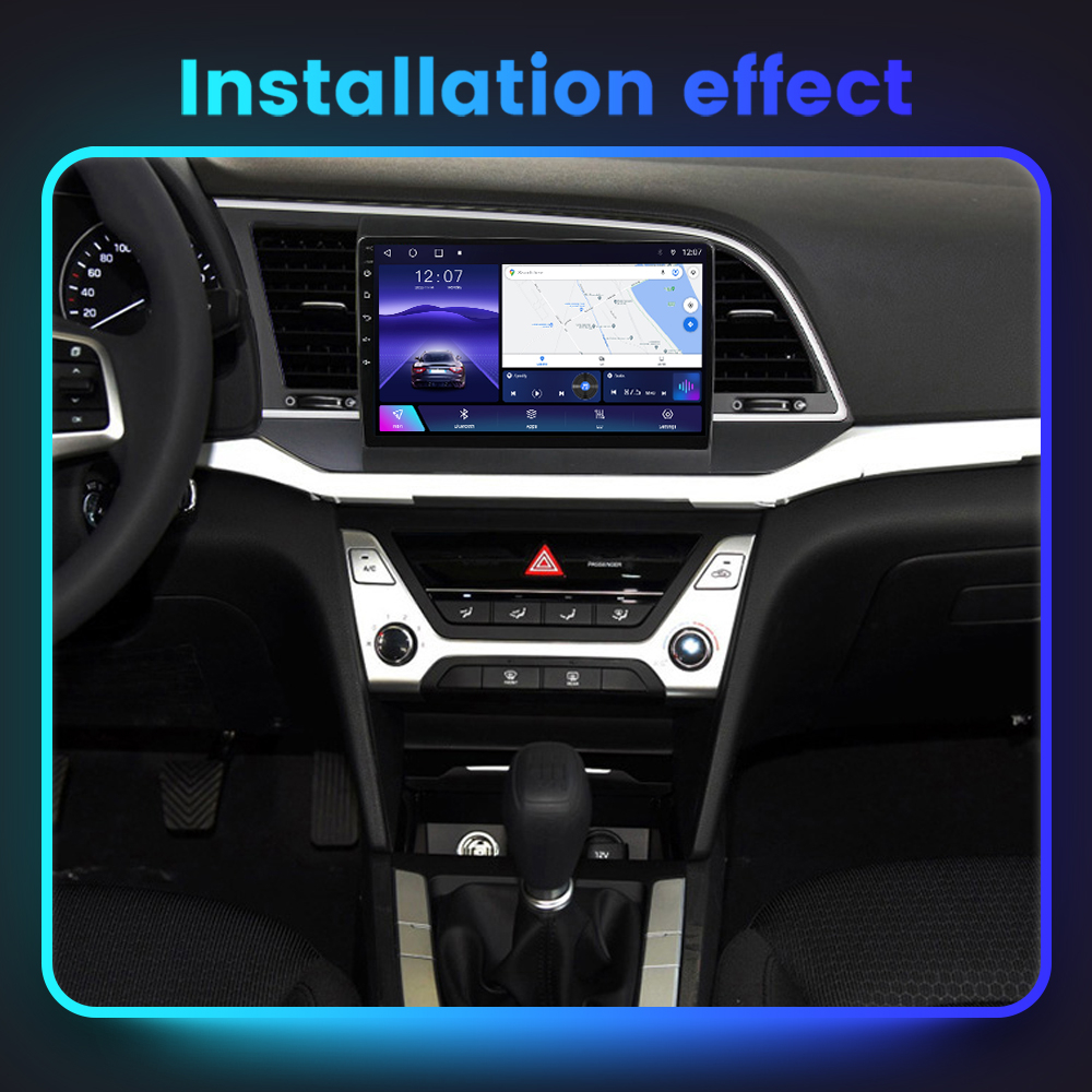 Navigatie dedicata Hyundai Elantra 2019, 9 inch, 4 GB RAM 32GB ROM, Android 13, QLED, Aplicatii, Mirrorlink, Bluetooth [10]